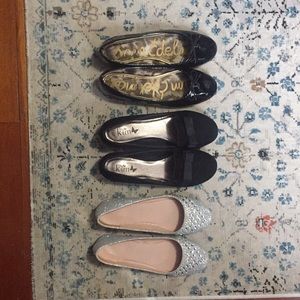 3 Pairs of New, Flat Dress Shoes